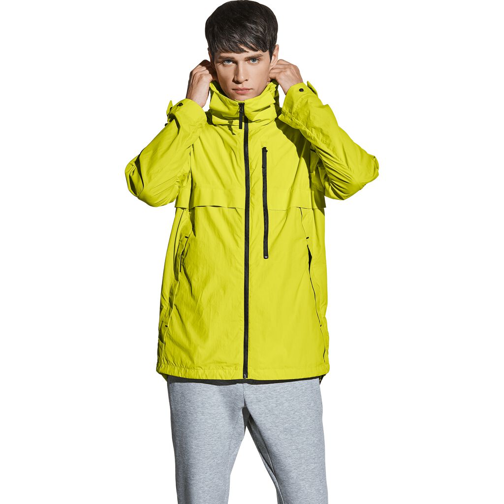 Jack Wolfskin LUXOR Vestes Homme Jaune Gris - HMQEDVF-97